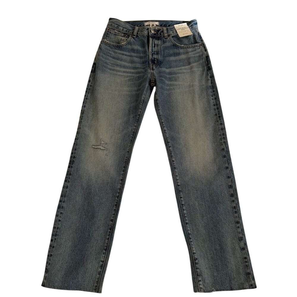 Madewell The Dean Easy Straight Jean – Size 26 – Vintage Medium Wash (NWT)
